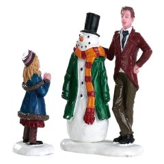 Lemax - Dads Snowman - Set van 2 - Nu Voorverkoop