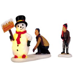 Lemax - Frosty's Friendly Greeting - Set van 2 - Nu Voorverkoop