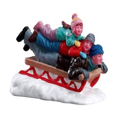 Lemax - Sledding With Dad - Nu Voorverkoop