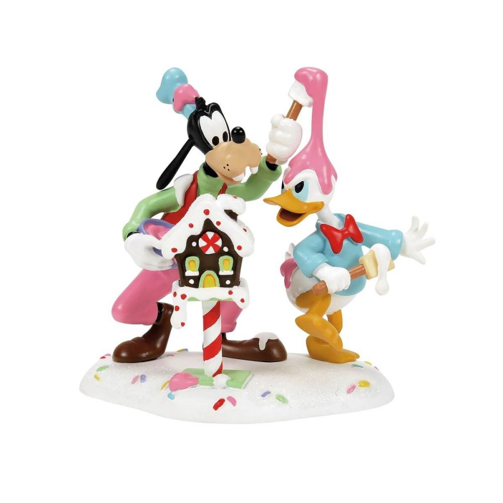 Department 56 - Goofy & Donald Make A Mess