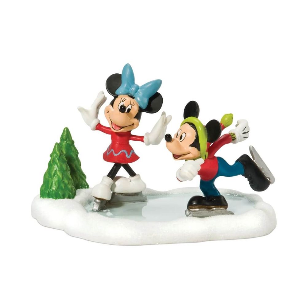 Department 56 - Mickey & Minnie Go Skating