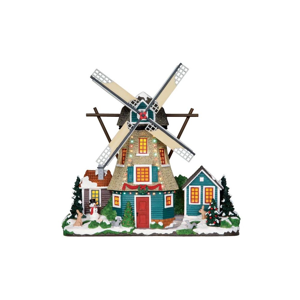 Lemax- Windmill - Façade -   - Polyresin -  0728162253330