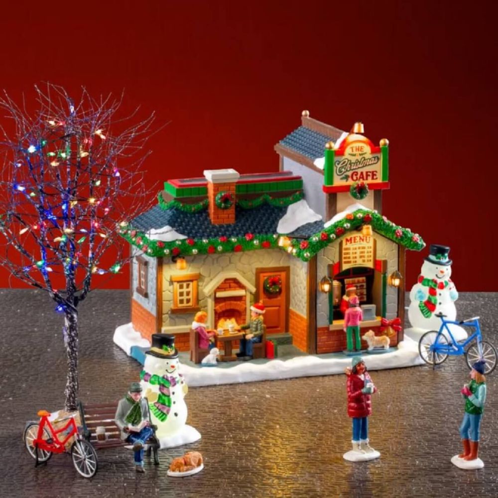 Lemax - The Christmas Cafe Set - Nu Voorverkoop -   - Resin -  0728162566751