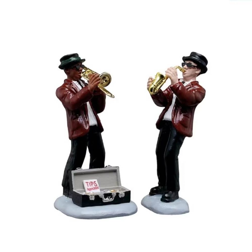 Lemax - Jazz Duo - Set van 2 - Nu Voorverkoop -   - Resin -  0728162525239