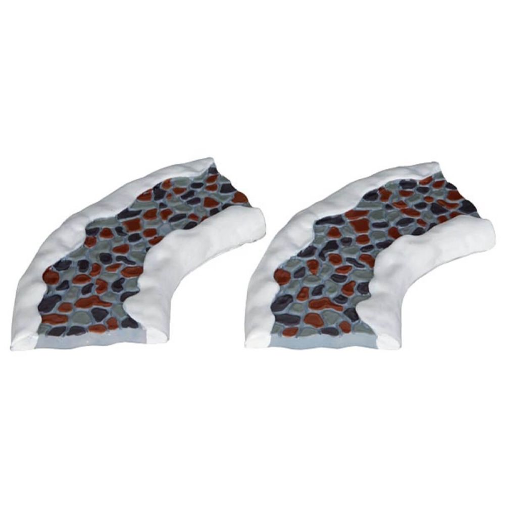 Lemax - Stone Road - Curve - Set van 2