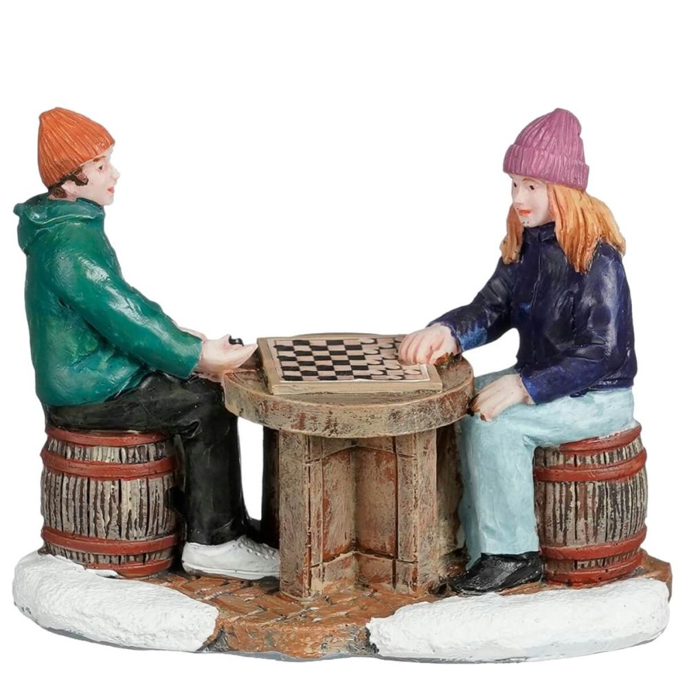 Luville - Playing Checker - Nu Voorverkoop -   - Polyresin -  8720983273124