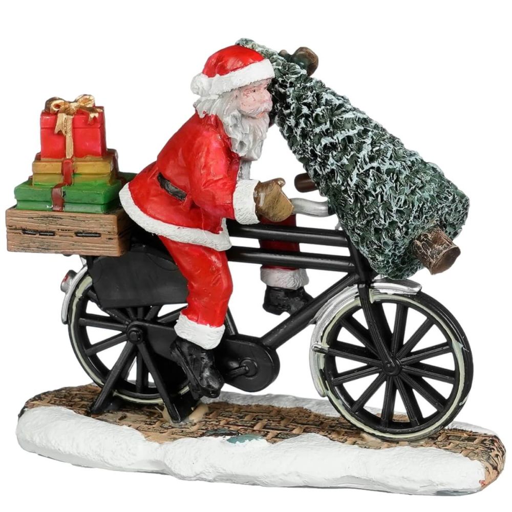 Luville - Santa on Bicycle - Nu Voorverkoop -   - Polyresin -  8720983272868