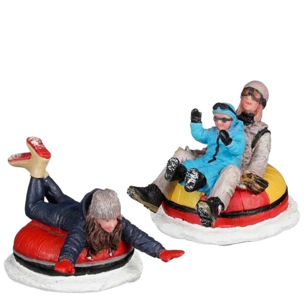 Luville - Snow Tubing - Set van 2 -   - Polyresin -  8720362604075