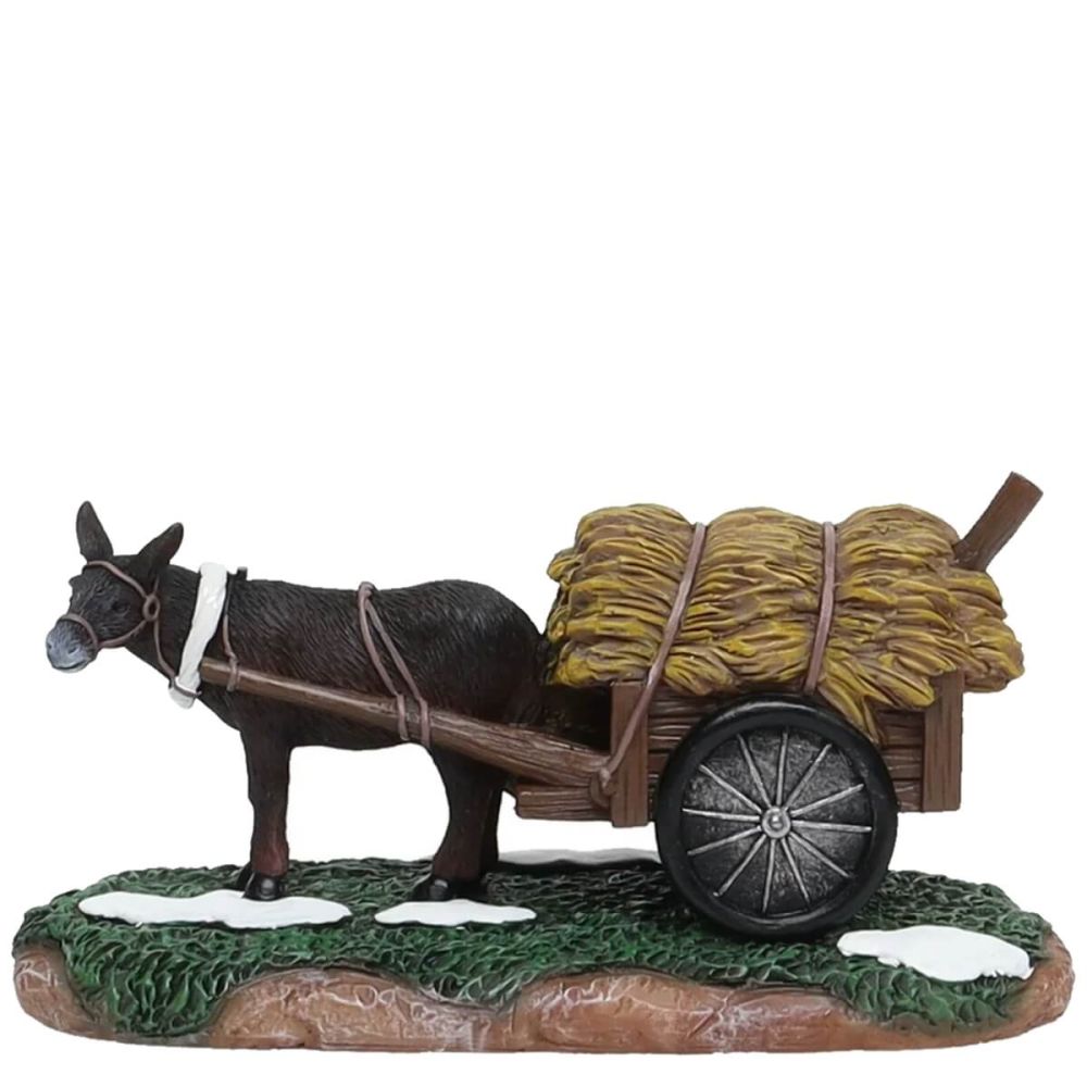 Santaville - Donkey with Haycart