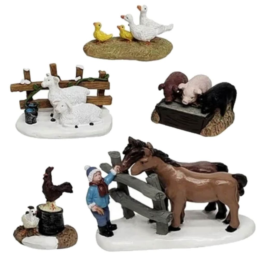 Santaville - Farm Animals - Set van 5