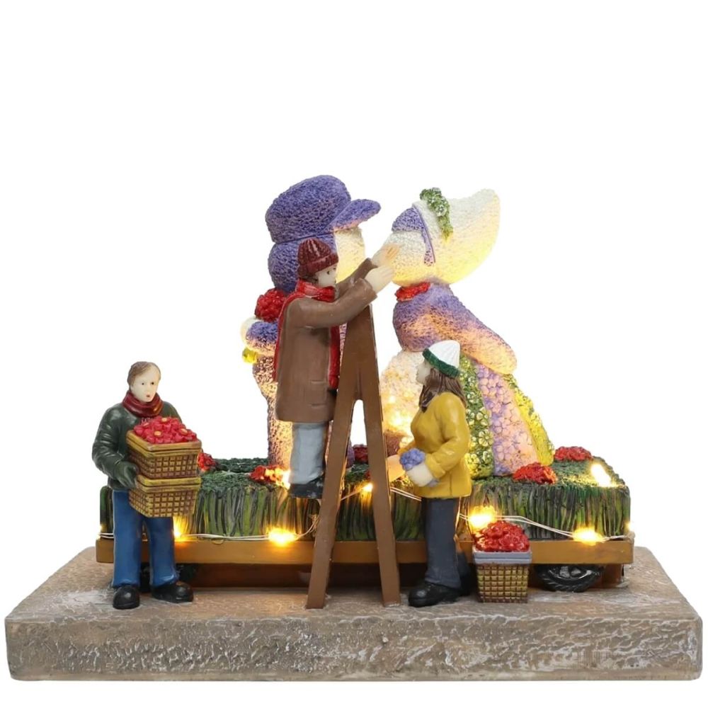 Santaville - Flower Parade with Kissing Couple - Animatie