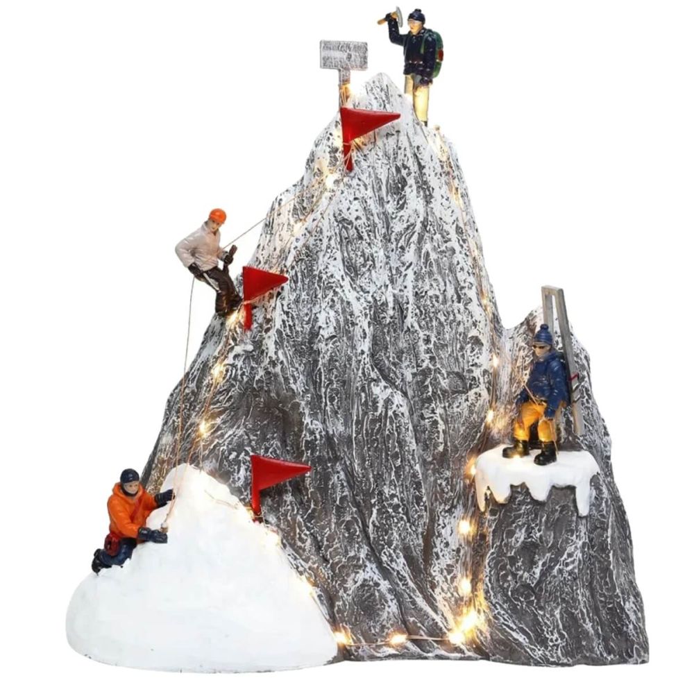 Santaville - Hikers Climb on Mountaintop