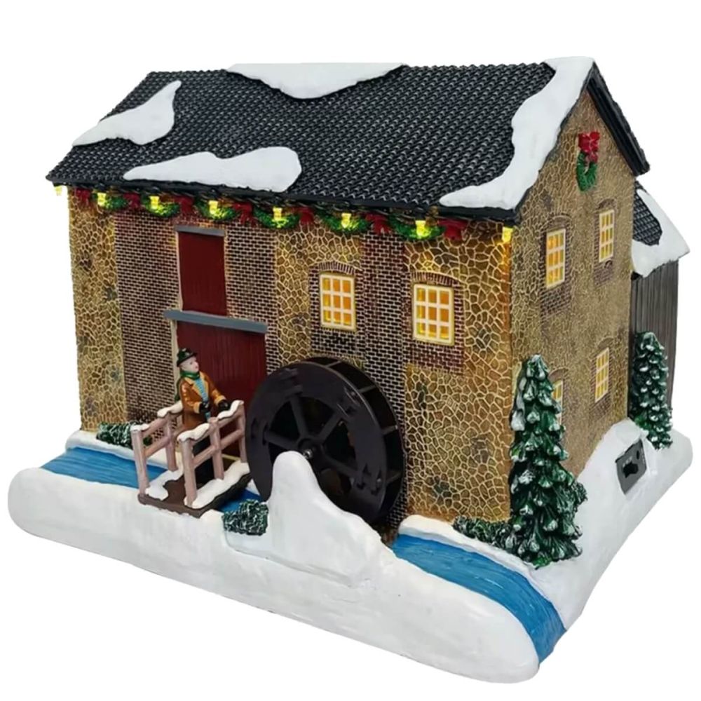 Santaville - House with Water Wheel