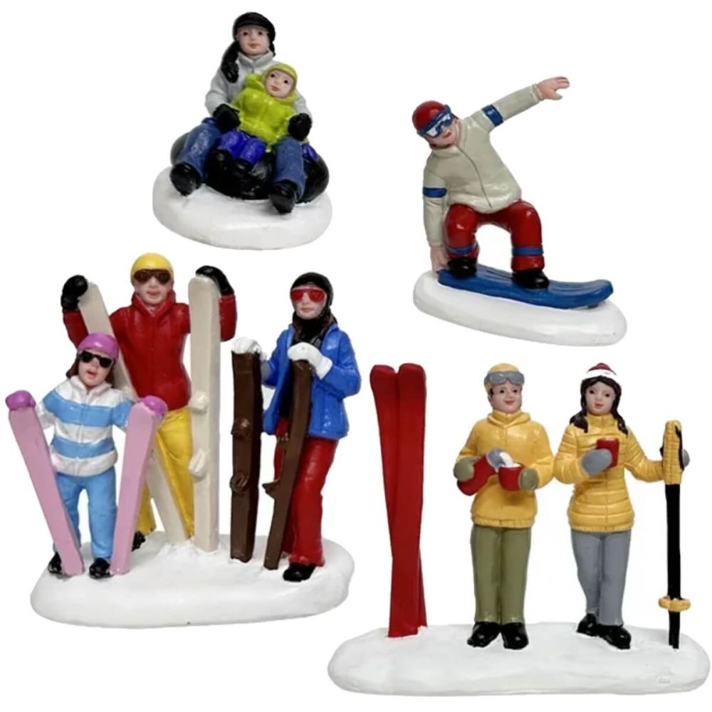 Santaville - Snow Sports - Set van 4