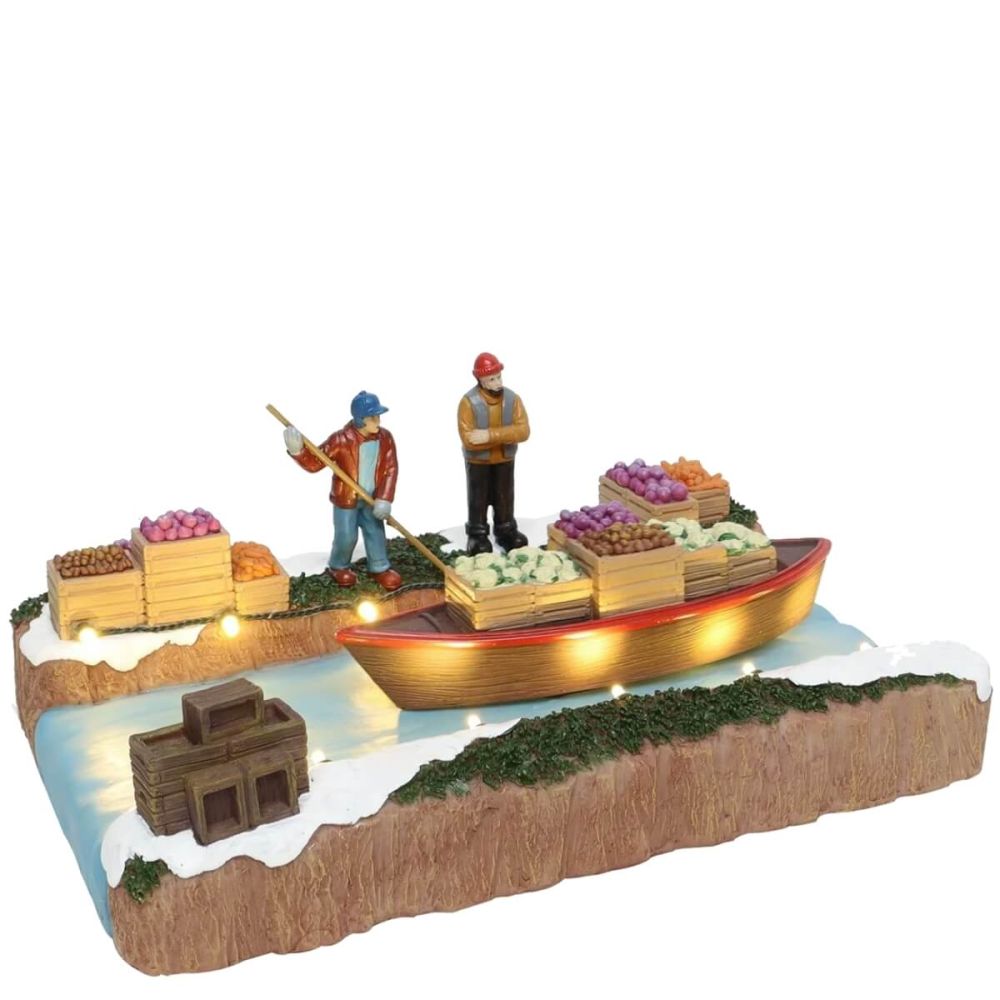 Santaville - Water Transport Boat with Vegetables