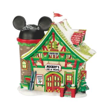 Department 56 - Mickey's Ski And Skate - Nu Voorverkoop