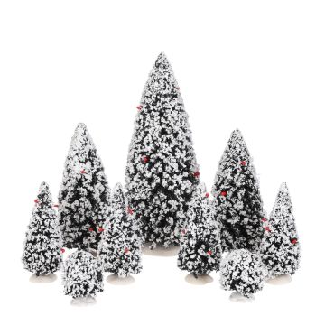 Luville - Evergreen Tree Assorted - Set van 9