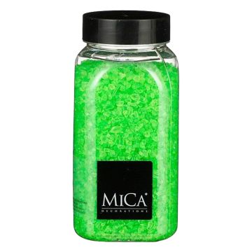 Glas Brokken Klein Neon Lichtgroen 650ml - Mica Decorations