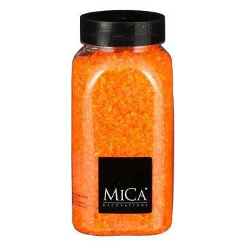 Glas Brokken Klein Neon Oranje 650ml - Mica Decorations