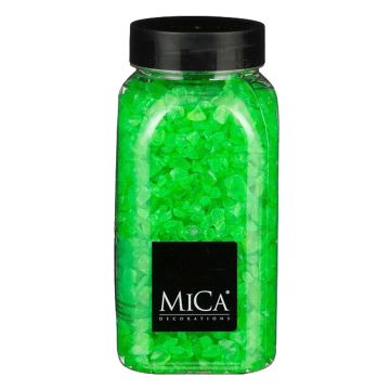 Glas Brokken Neon Lichtgroen Medium 650ml - Mica Decorations