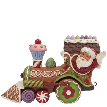 Heartwood Creek - Jim Shore - Gingerbread Santa Train