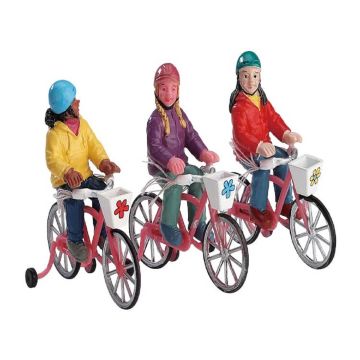 Lemax - Bike Ride - Set van 3 - Nu Voorverkoop