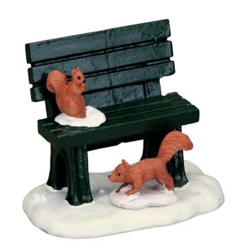 Lemax - Park Bench In Winter - Nu Voorverkoop