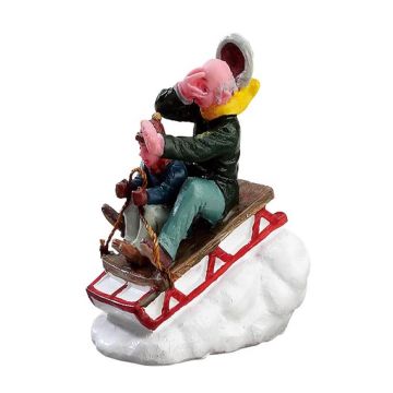 Lemax - Sledding With Gramps - Nu Voorverkoop