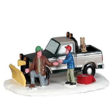 Lemax - Snow Plow Set-Up - Nu Voorverkoop