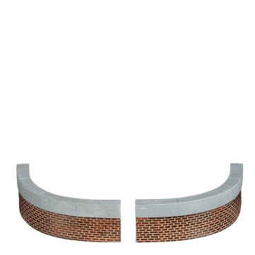 Luville - Curved Wall Small - Set van 2