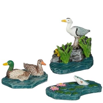 Luville - Heron and Ducks - Set van 3