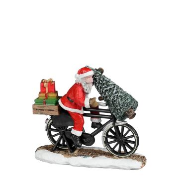 Luville - Santa on Bicycle