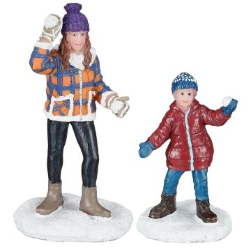 Luville - Snowball Fight Women and Child - Set van 2