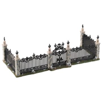 Spooky Town - Bat Fence Gate - Set van 5 - Nu Voorverkoop