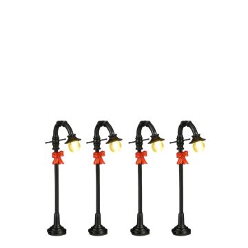 Luville - Street Lamp Bow - Set van 4