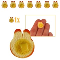 Miniatuur Paas Toast met Boter - 2.1cm