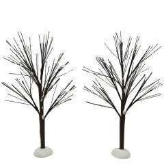 Santaville - Deciduous Trees 28cm - Set van 2