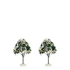 Luville - Snowy Tree Lighted - Set van 2 - Nu Voorverkoop