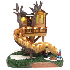 Santaville - Treehouse with Spiral Stairs