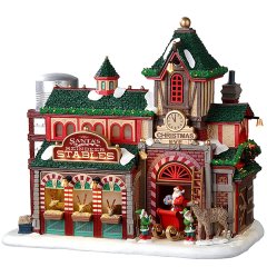 Lemax - Santa's Reindeer Stables - Nu Voorverkoop 