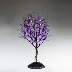 Spooky Town - Dry Tree With Purple Lights - Nu Voorverkoop